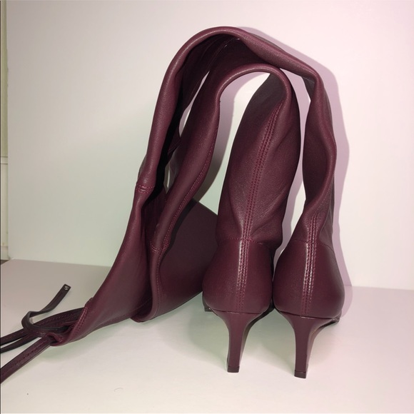 Stuart Weitzman Natalia Leather Over The Knee Boot - Picture 5 of 9